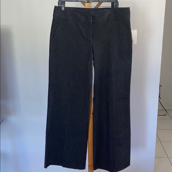 Wardrobe Wide Leg Black Denim Trouser Pant - Picture 2 of 7